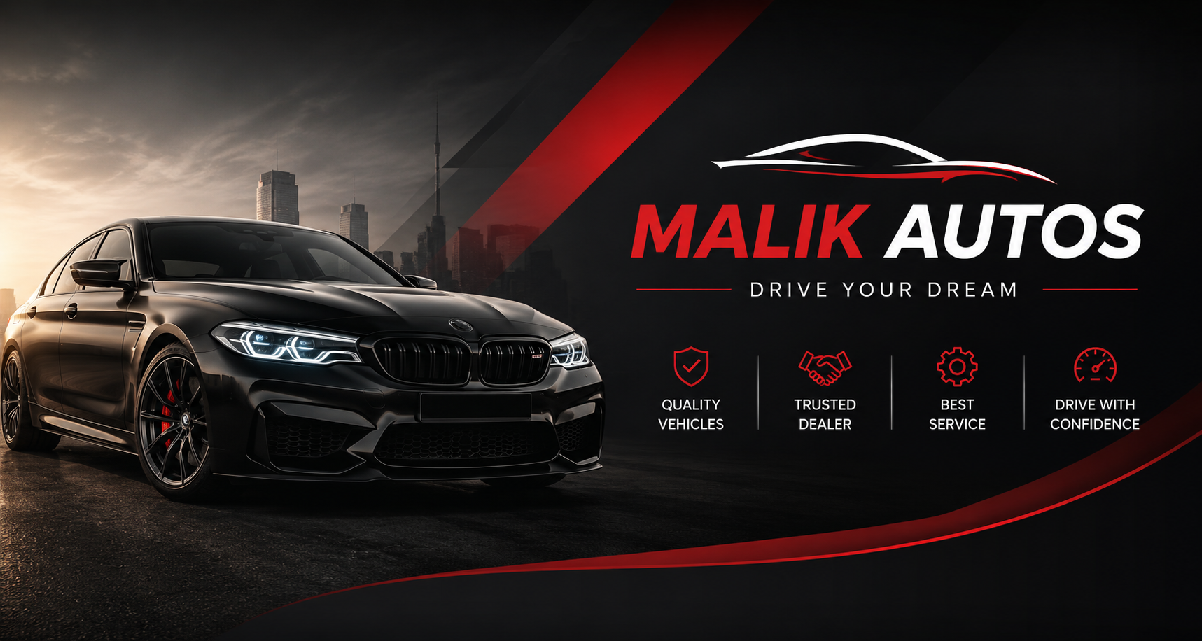 Malik Autos Banner